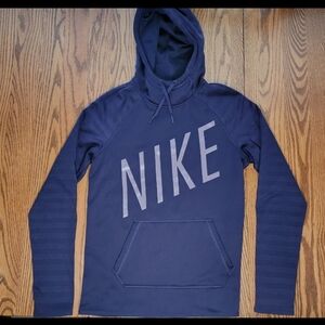 NIKE Pullover Hoodie Sweatshirt Womens Size Small Long Sleeve Purple